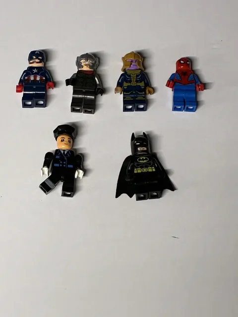 LEGO Marvel Mechs Lot Spider-Man/Thanos/Cap America parts/pieces/figures