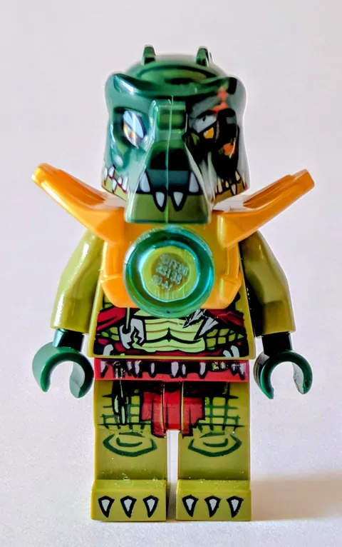 Lego Minifigure Legends of Chima Cragger - Light Armor loc051 From 2014 70126