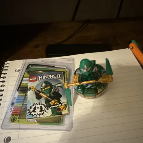 LEGO NINJAGO Lloyd ZX Minifigure w/ Trading Card 2012 MPN 4643712