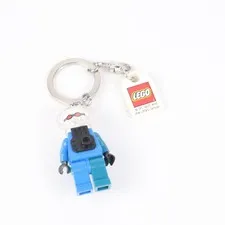 LEGO Batman Mr Freeze Minifigure Keychain 852131 2007 Retired Rare DC Comics