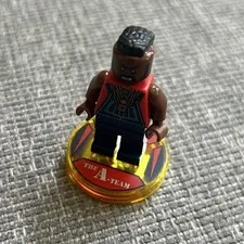 LEGO MR. T Minifig B.A. Baracus The A Team with Wrench Minifigure & Tag