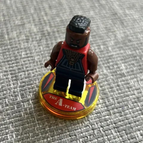LEGO MR. T Minifig B.A. Baracus The A Team with Wrench Minifigure & Tag