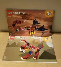 LEGO Creator Fire Dragon 31102 Instruction Guide MANUAL ONLY