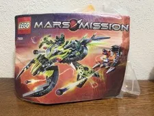 Rare Lego Mars Mission ETX Alien Mothership Assault! Set 7691 w/Minifigs, No Box