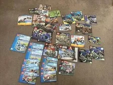 LEGO Lot of Approximately 30 Instruction Manuals VINTAGE. Star Wars, DC, More!