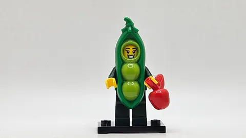 LEGO minifigure Peapod Costume Girl col20-3 col360 CMF Series 20 food suit apple