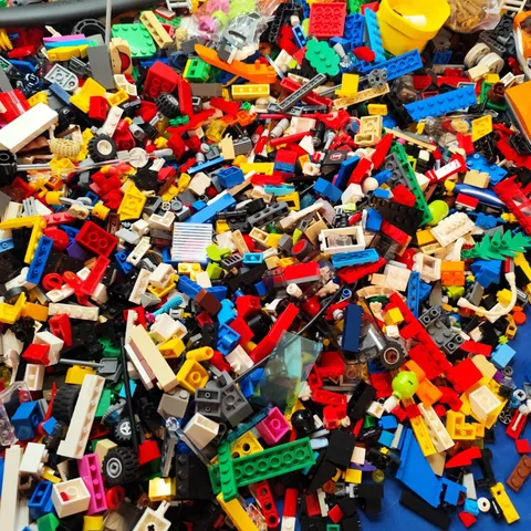 LEGO Original Mixed Bulk Bricks Lot 2 KG 2 KG 2KG