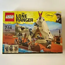 LEGO The Lone Ranger Comanche Camp 79107 Complete Set 161 pcs Ages 7-14. Retired