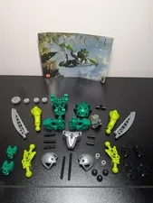 Lego Bionicle #8567 Toa Nuva Lewa With Instructions 