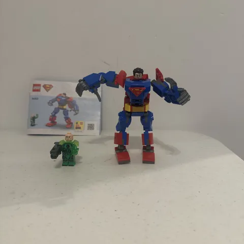 LEGO DC Super Heroes #76302 Superman Mech vs Lex Luthor, Pre-loved w/Figs & Inst