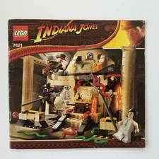 Genuine LEGO Indiana Jones Set 7621 Escape from the Last Tomb Instruction Manual