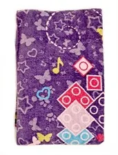 Lego® Friends Purple and Pink Butterflies Beach Towel / 56x28in - 2014, # 850964
