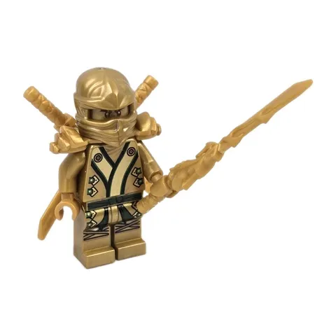 Lego Ninjago Lloyd Golden Ninja The Final Battle Minifigure njo073 w/ Sword Used