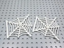 LEGO Lot of 2 White Spider Web w/ Bar Halloween Minifig BV
