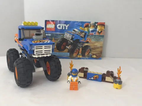 Lego City: Race - Monster Truck - Set #60180 - 100% Complete W/ Manual - 2018