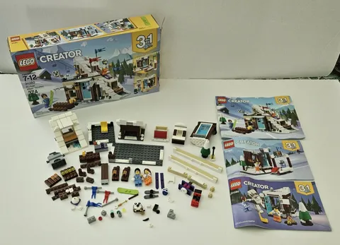 LEGO CREATOR 3-in-1 Modular Winter Vacation Model #31080 with Instructions