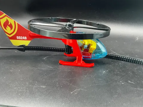 Lego City Fire Helicopter Response 60248 Firefighter Toy, Helicopter