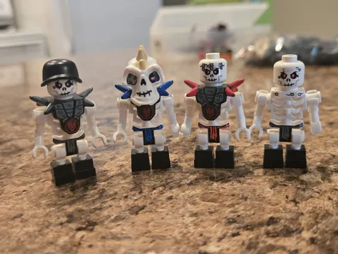 LEGO NINJAGO Skulkin Skeleton Army Lot Chopov, Nuckal, Frakjaw