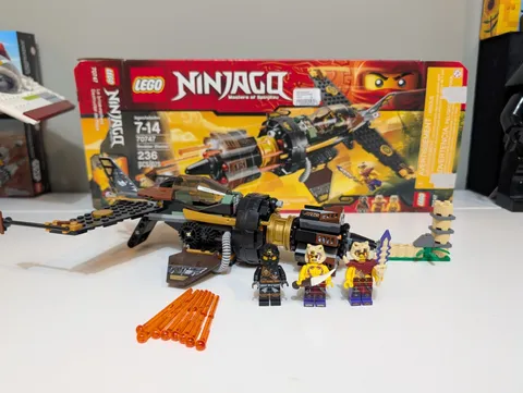 LEGO NINJAGO: Boulder Blaster (70747) 99% Complete with Box