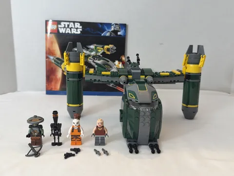 Lego Star Wars Bounty Hunter Assault Gunship Set #7930 - 100% Complete W/ Manual