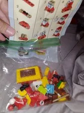 LEGO Bulk Lot Multicolor Pieces & Parts w/ Advent Calendar Instructions Polybag