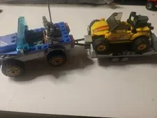 LEGO City 60082 Dune Buggy Trailer 222 Pcs Complete W/O MiniFigs
