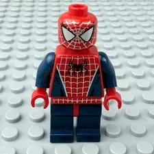 LEGO Spider-Man Minifigure spd028  Marvel Super Heroes Silver Webbing