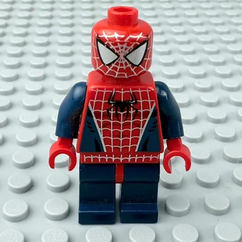 LEGO Spider-Man Minifigure spd028  Marvel Super Heroes Silver Webbing