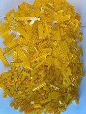 Lego Red 41 oz  & Yellow 29 oz Bulk Lot Plates Bricks & More New/Used