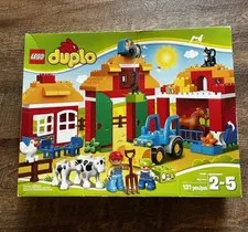New Sealed LEGO DUPLO Big Farm 10525 - Imperfect Box -Farmer Cow Chicken Tractor