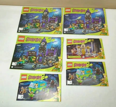 Lego Scooby Doo Mystery Mansion 75904 75902 75900 MANUALS ONLY Instructions