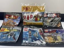 Lot Of 6 Assorted Lego Polybags Brand New & Sealed 30525 30524 40178 30452 30528
