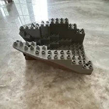 Vintage Lego Pirate Ship Hull (Stern) for Set 6268