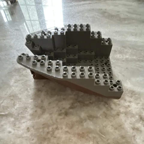 Vintage Lego Pirate Ship Hull (Stern) for Set 6268