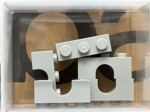 LEGO Parts - Light Bluish Gray Arch 1 x 3 - No 4490 - QTY 5