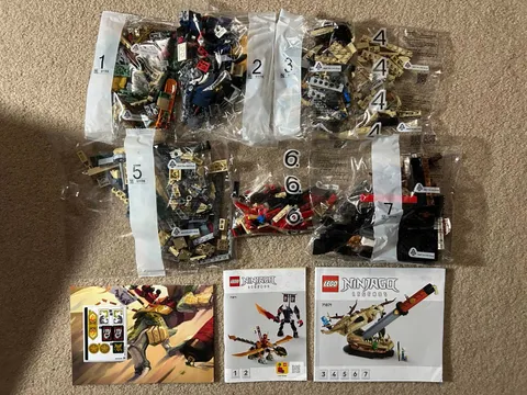 LEGO Ninjago Legends Battle at the Dragon's Blade Set 71871 No Minifigures