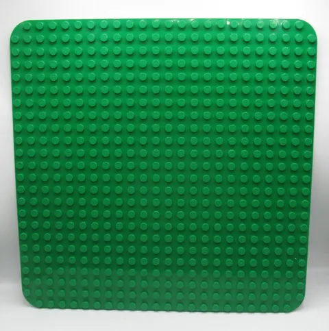 Lego DUPLO Large 15" X 15" Base Plate Peg Board Green Plate 24 x 24 Dots
