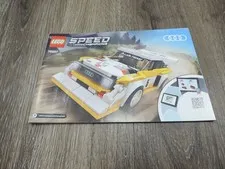 Lego Speed Champions Audi Team 76897 Instruction Manual Only