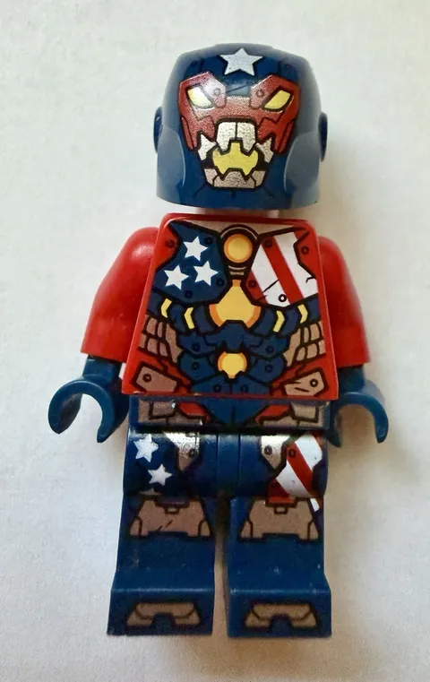 LEGO Marvel Justin Hammer Minifigure sh367 Iron Man 76077 Genuine Minifig
