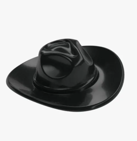 LEGO Black Cowboy Hat Minifigure Accessory Western Hat 13565 Head Sheriff