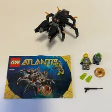 Lego 8056 Atlantis Monster Crab Clash Complete with Instructions 2010 B