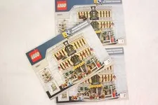 LEGO 10211 Grand Emporium Instruction Manual Booklet Set