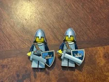 lego fantasy knights crown knights lot of 2: scale mail with chest strap