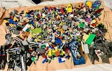 Lego Lot 13.3 Pounds lbs Random Mixed Pieces Bulk!  W/Takadox 8916 As Is.🧱