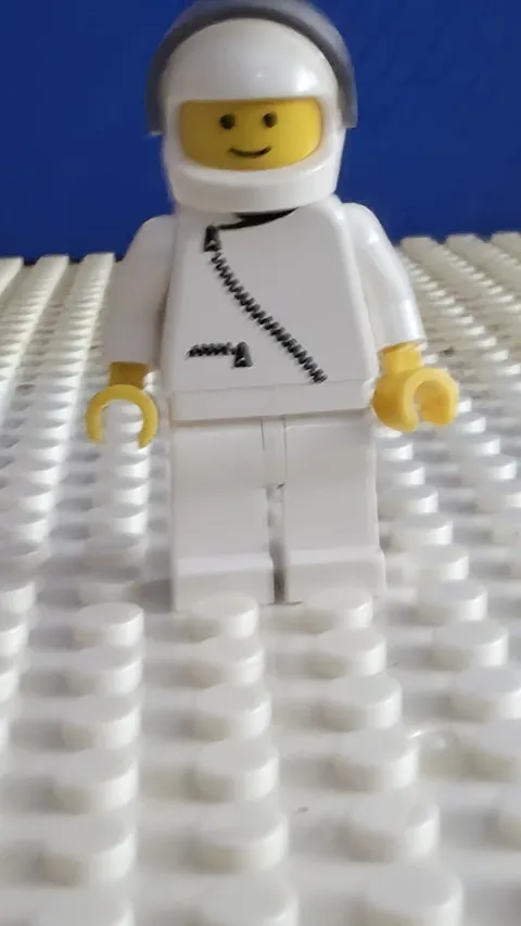 LEGO Vintage Lego Town Minifigure Jacket with Zipper zip016 manca visiera