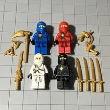 Lego Ninjago The Golden Weapons Minifigure Lot Of 4 njo001 D8 75
