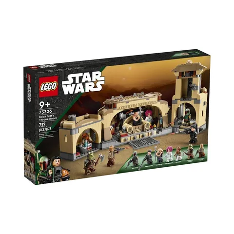 LEGO Star Wars 75326 Boba Fett's Throne Room Building Set New Sealed