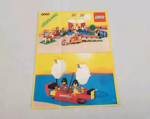 LEGO Castle Knight's Challenge Set 6060 Instruction Manual Booklet Only Vintage 