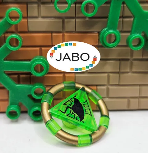 (S12/1/24) LEGO 87748pb05 Atlantis Treasure Key Manta Ray Pattern Green