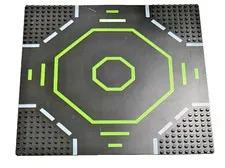 Lego 6710 & 6099 Landing Pad Base plate Alpha Centauri Outpost Blacktron Space